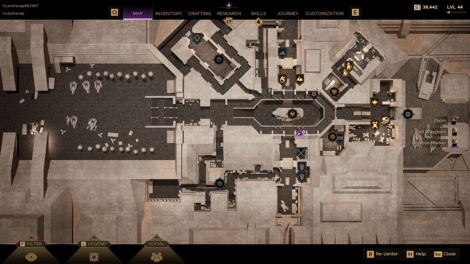 Location of the Advanced Trooper trainer in Dune Awakening