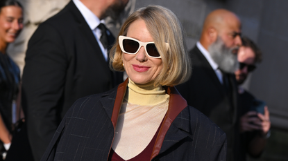 Naomi Watts new york fashion week layering