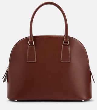 Nina Small Leather Tote Bag