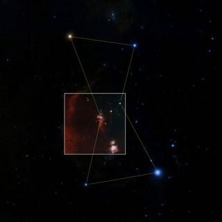 This image shows the section of the sky featured in the ZTF
