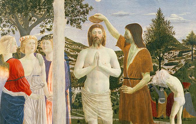 Baptism of Christ, 1450 (egg tempera on panel)