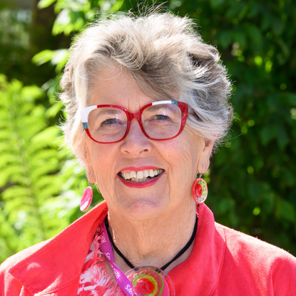 Prue Leith at Chelsea flower show