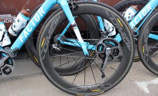 The Comete Pro Carbon SL Tubular isn't yet released, but it is being raced