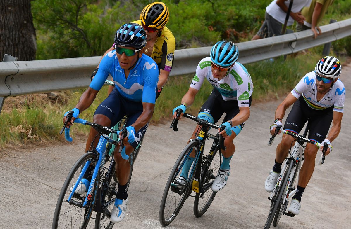 Quintana, Roglic, Lopez, and Valverde emerged as the strongest four