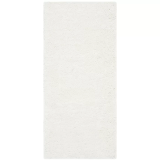 white area rug