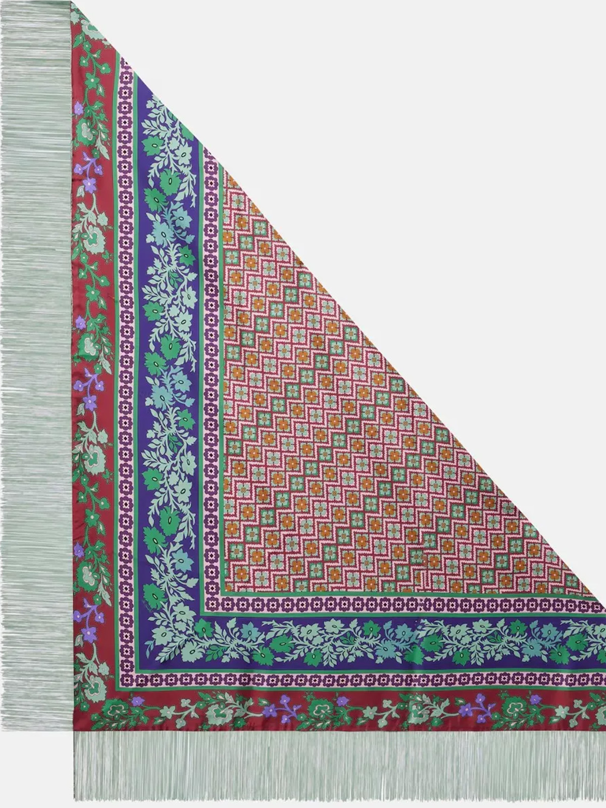 La DoubleJ, Fringed Printed Scarf