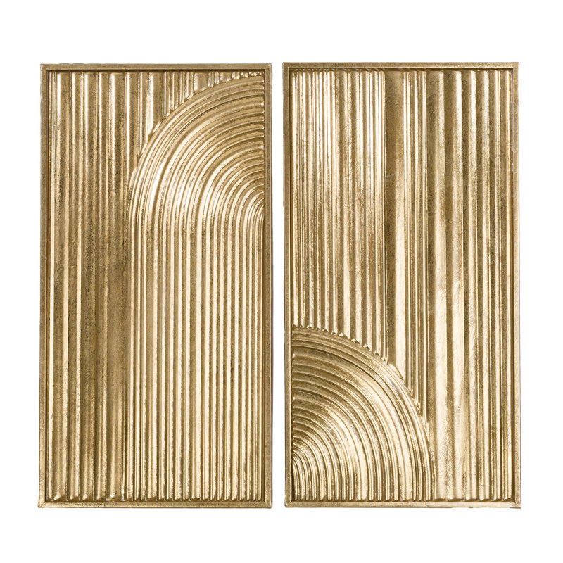 Mercer41 Elysia Abstract Metal Modern Wall D&amp;eacute;cor &amp;amp; Reviews | Wayfair