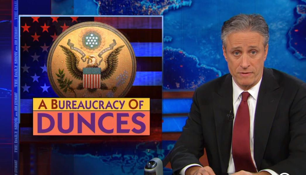 The Daily Show lividly audits the &amp;#039;bureaucracy of dunces&amp;#039; behind recent federal screw-ups