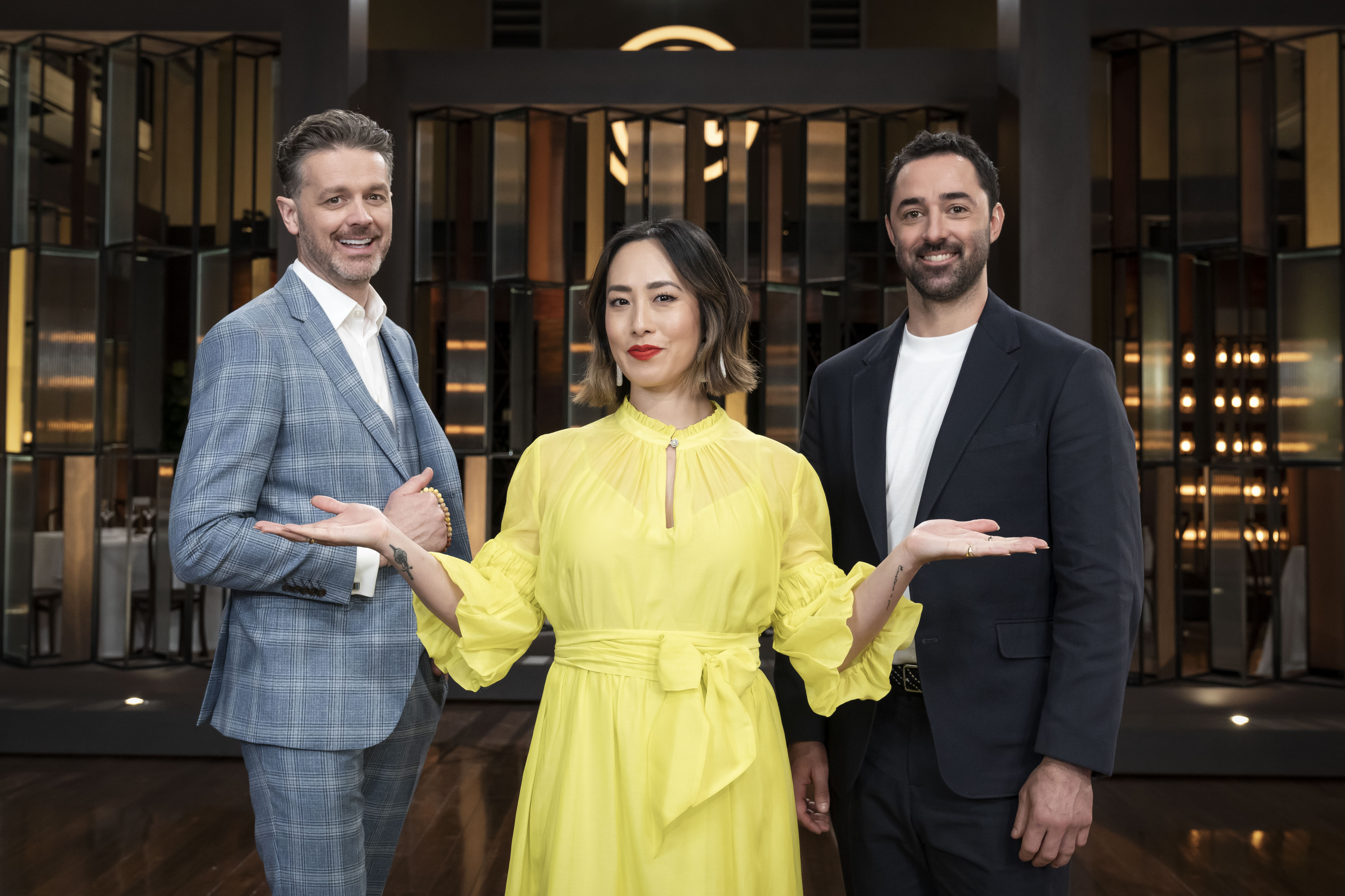 TV tonight Judges Jock, Melissa and Andy.