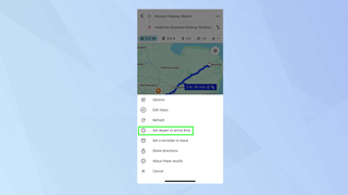 How to use Google Maps to avoid being late