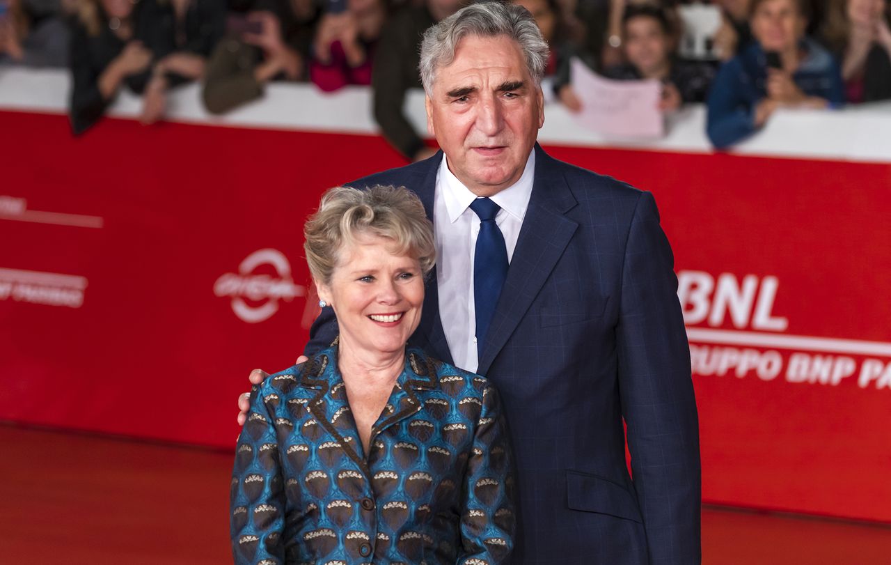 Downtown Abbey stars Imelda Staunton and Jim Carter