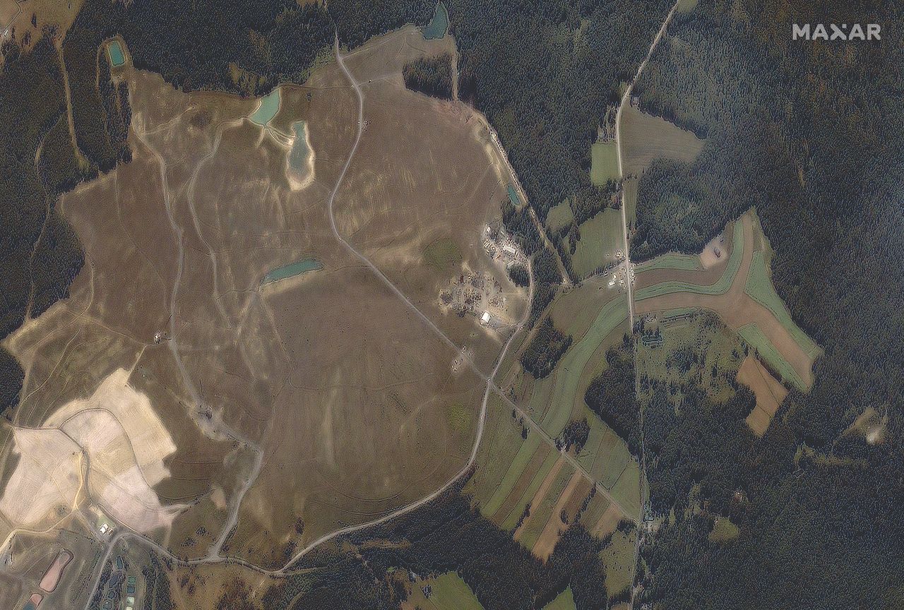This satellite image, taken on Sept. 13, 2001, captures the field in Shanksville, Pennsylvania, where United Airlines Flight 93 crashed.