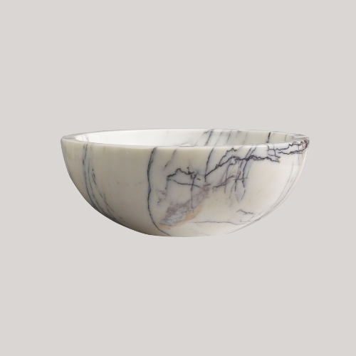Calacatta Viola Polished Marble Pluto Basin Tiles | Mandarin Stone