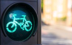 Green cyclist light at Toucan crossing