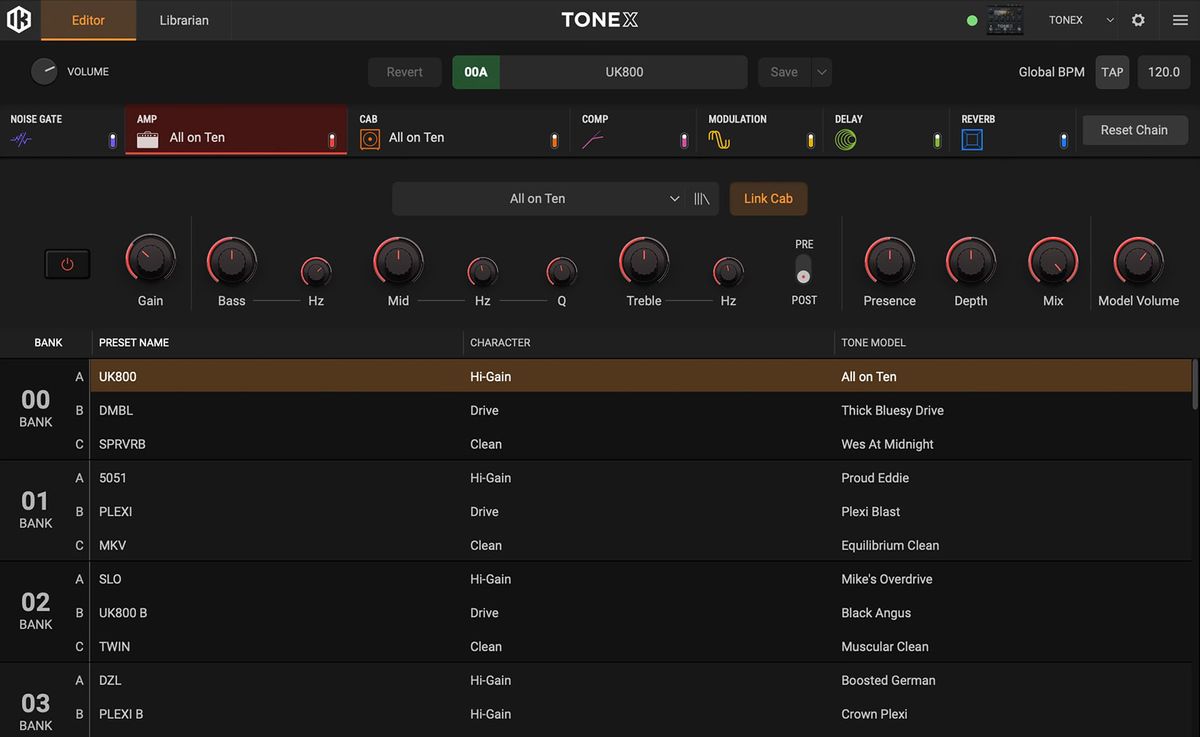 IK Multimedia TONEX Editor
