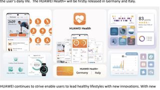 Huawei Health+ and S Tag