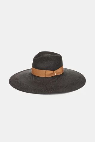 Wide Brim Hats Trendy Mens Bucket Hat With Circular Ribbon Metal