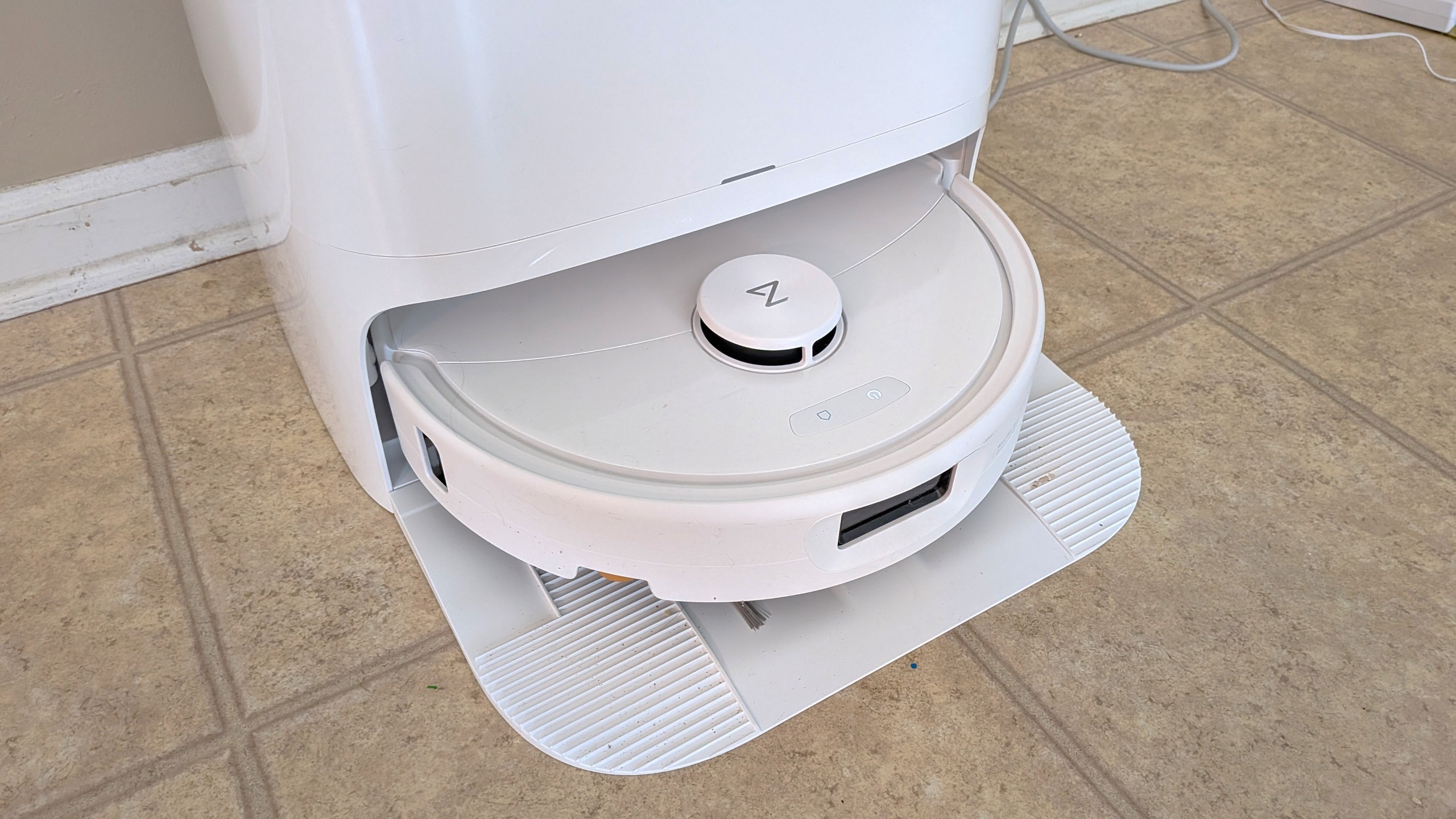 Roborock Qrevo 2 Pro in its dock