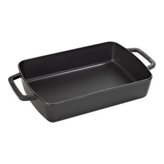 STAUB Black Cast Iron Dish