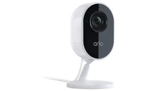 The Arlo Essential Indoor Camera on a white background