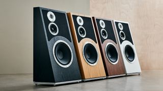 Audiovector Trapeze Reimagined in different finishes