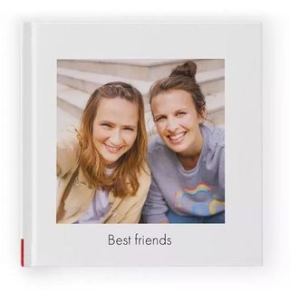 Personalised small square photo book from Cewe