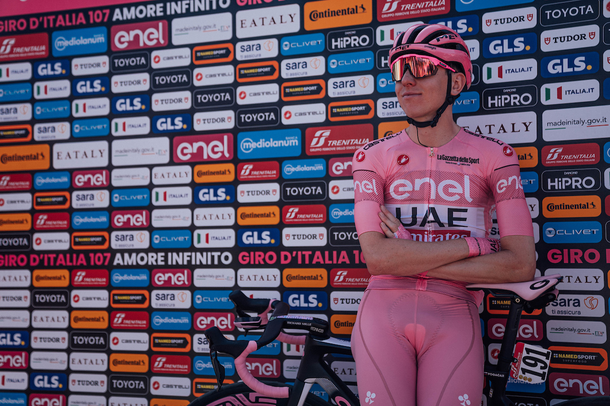 2024 Giro d'Italia, Stage 15 - Manerba del Garda - Livingo (Mottolino) - Italy - Tadej Pogacar, UAE Team Emirates.