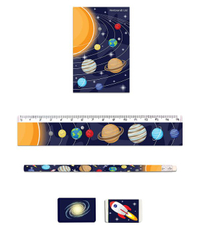 Henbrandt 5 Piece Space Stationery Set, Amazon, £3.39