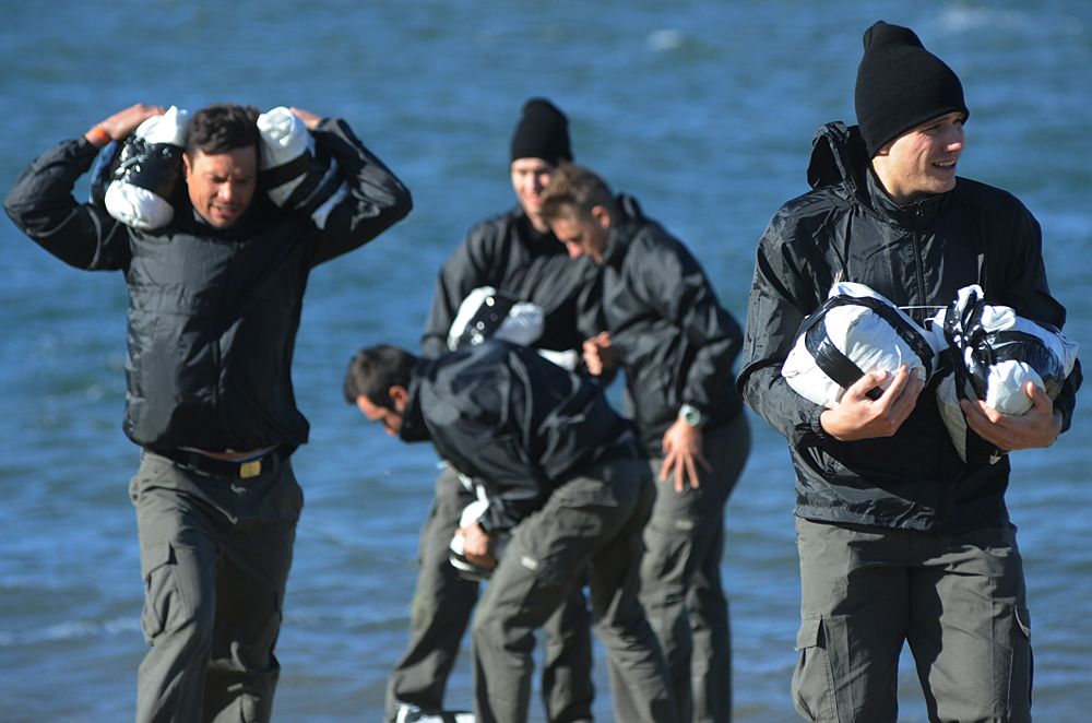 Novo Nordisk riders team-building with former US Navy SEALs