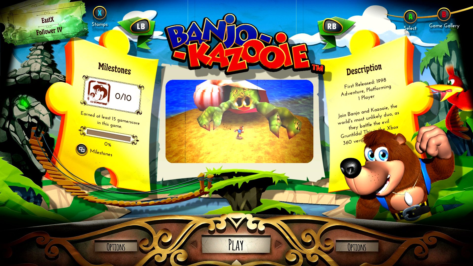 Rara repetición Banjo Kazooie