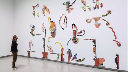 Installation view of Betty Woodman’s House of the South at the Hayward Gallery