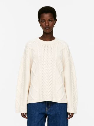 Cable Knit Wool Jumper