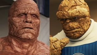 Michael Chiklis in his The Thing makeup from 2005's The Fantastic Four, The new take 