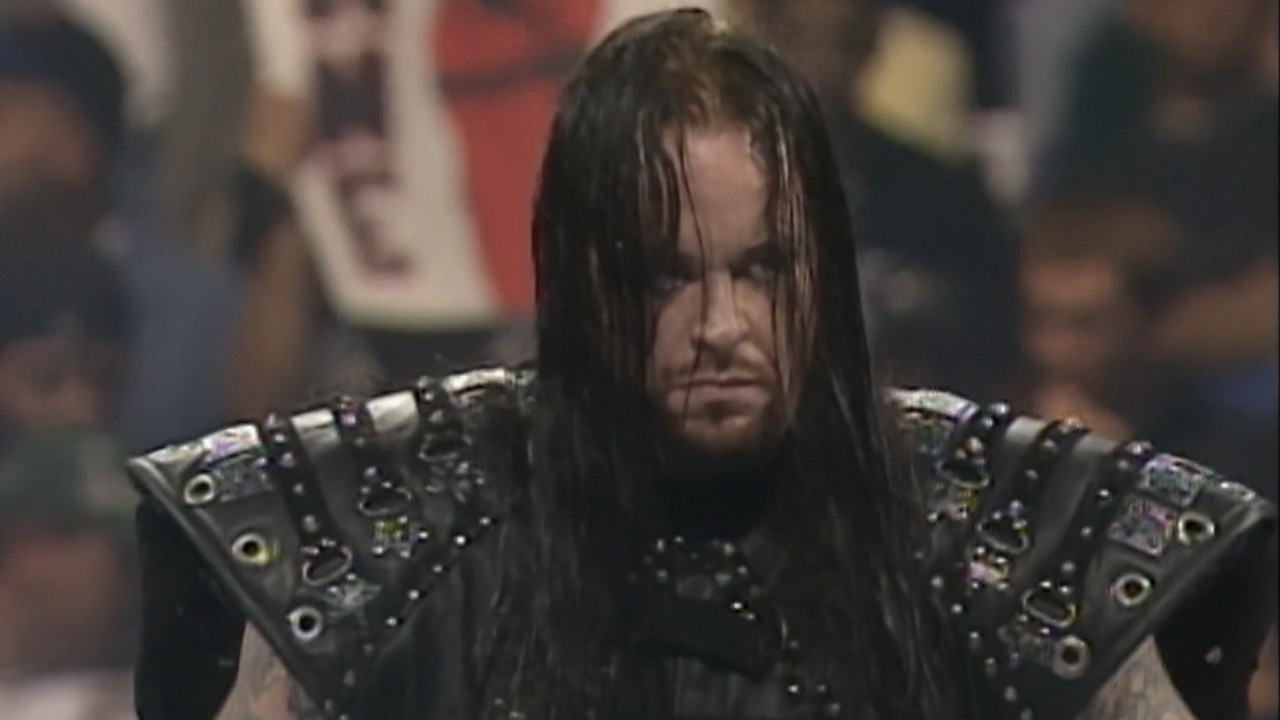 The Undertaker getting ready for his match against Kane.