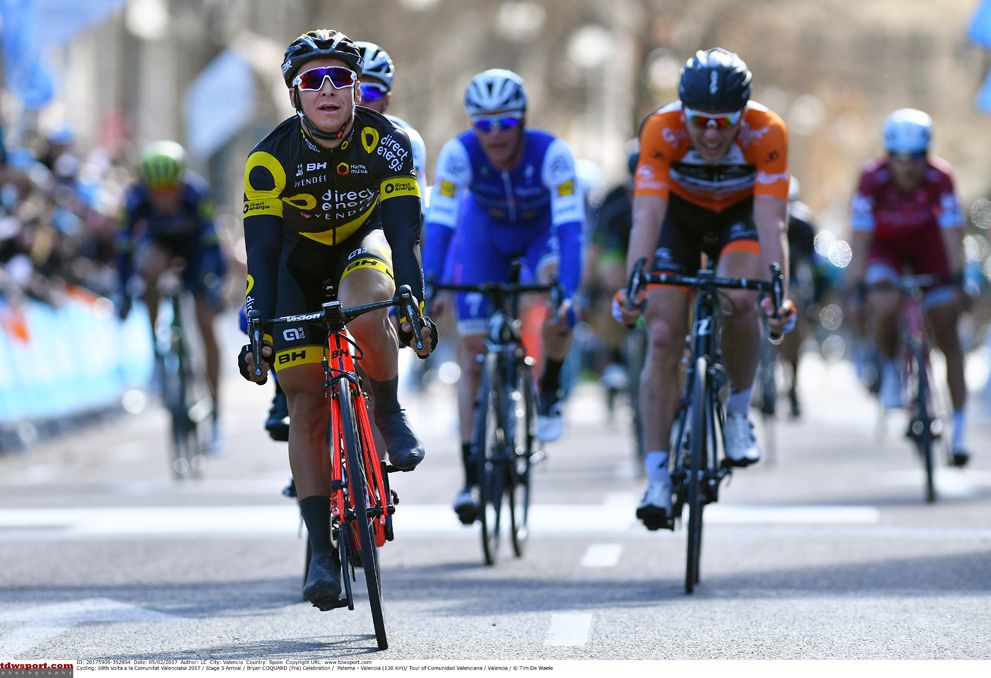 Bryan Coquard (Direct Energie) wins the final stage in Valencia
