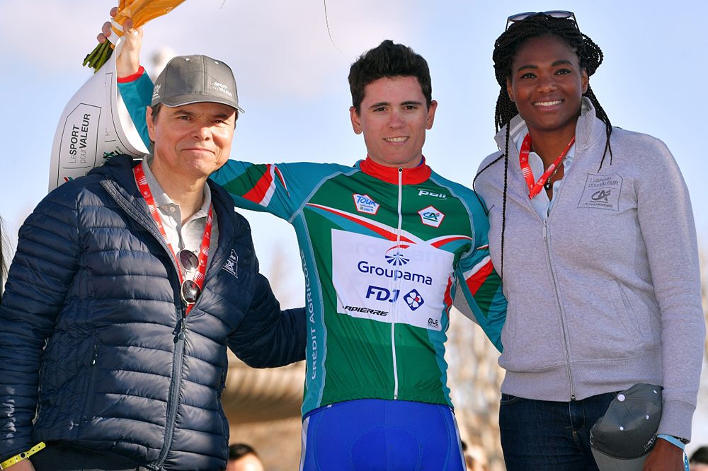 David Gaudu (Fra) Groupama-FDJ beat young rider