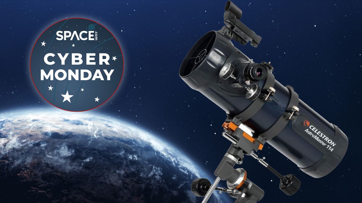 Zaoszczędź 120 USD na teleskopie premium Celestron AstroMaster 114EQ w Cyberponiedziałek