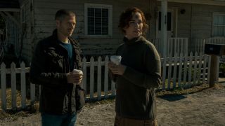 Zach Gilford and Kate Siegel in Midnight Mass