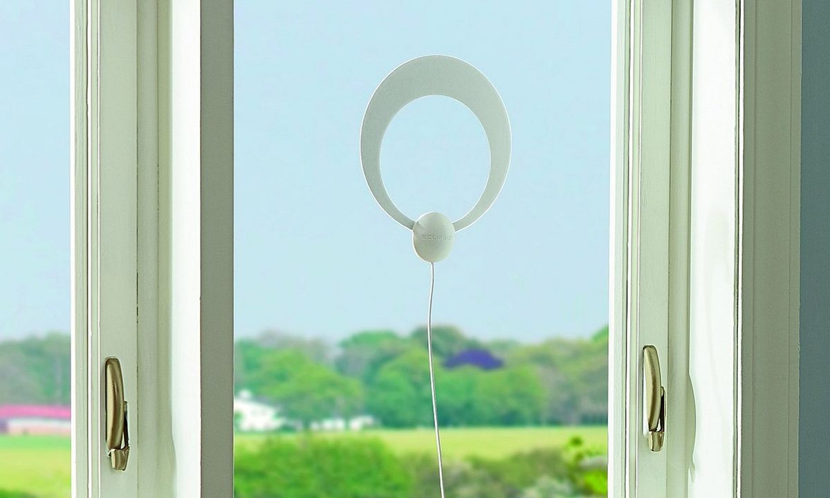 Amplified HDTV Antenna Indoor 50+mi Range OTA Free TV Channels for Cord Cutters