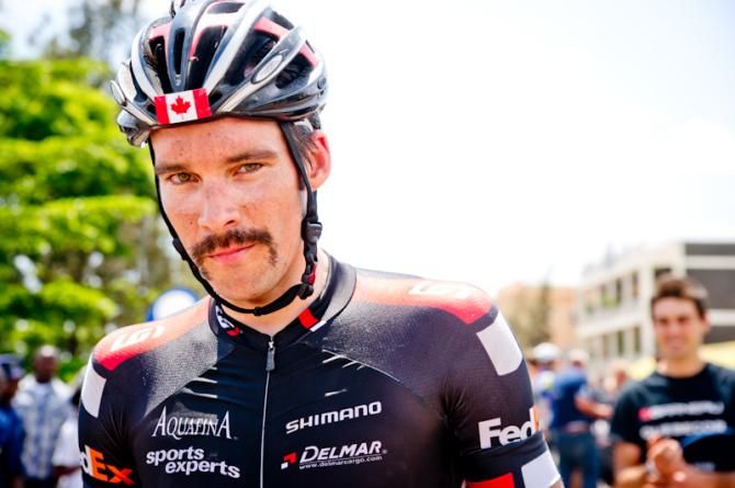 Bruni Langlois (Team Quebecor-Garneau) is the stage winner