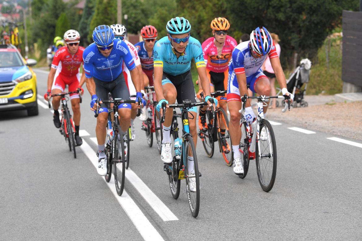 Zhandos Bizhigitov (Astana) in the breakaway