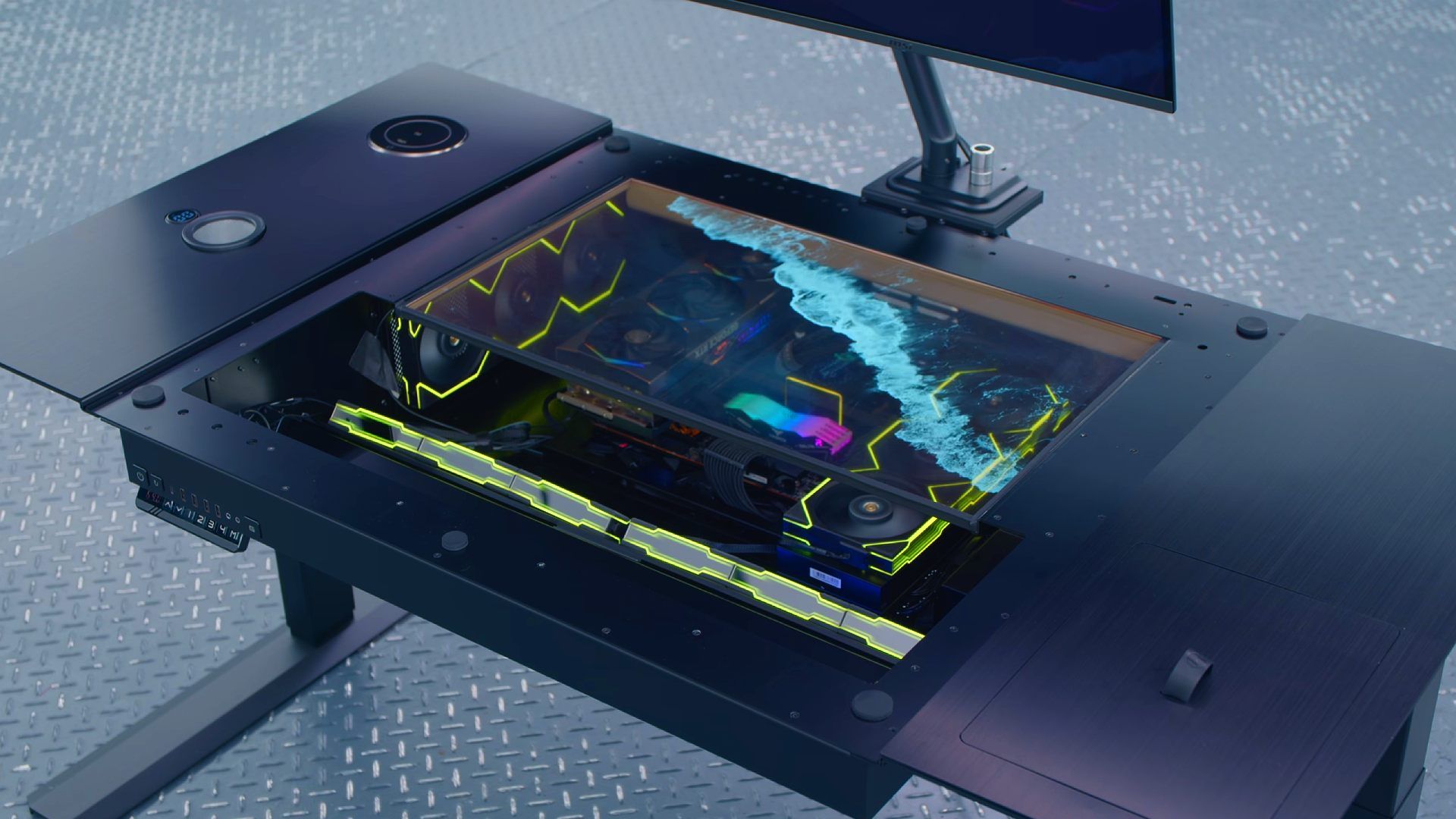 This Lian Li standing desk could replace your gaming PC case and