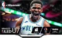 Hisense  75" U7 Mini-LED 4K QLED TV