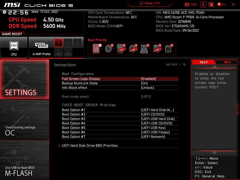 MSI MEG X670E Ace