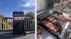 testing the Weber Spirit E-310 Barbecue
