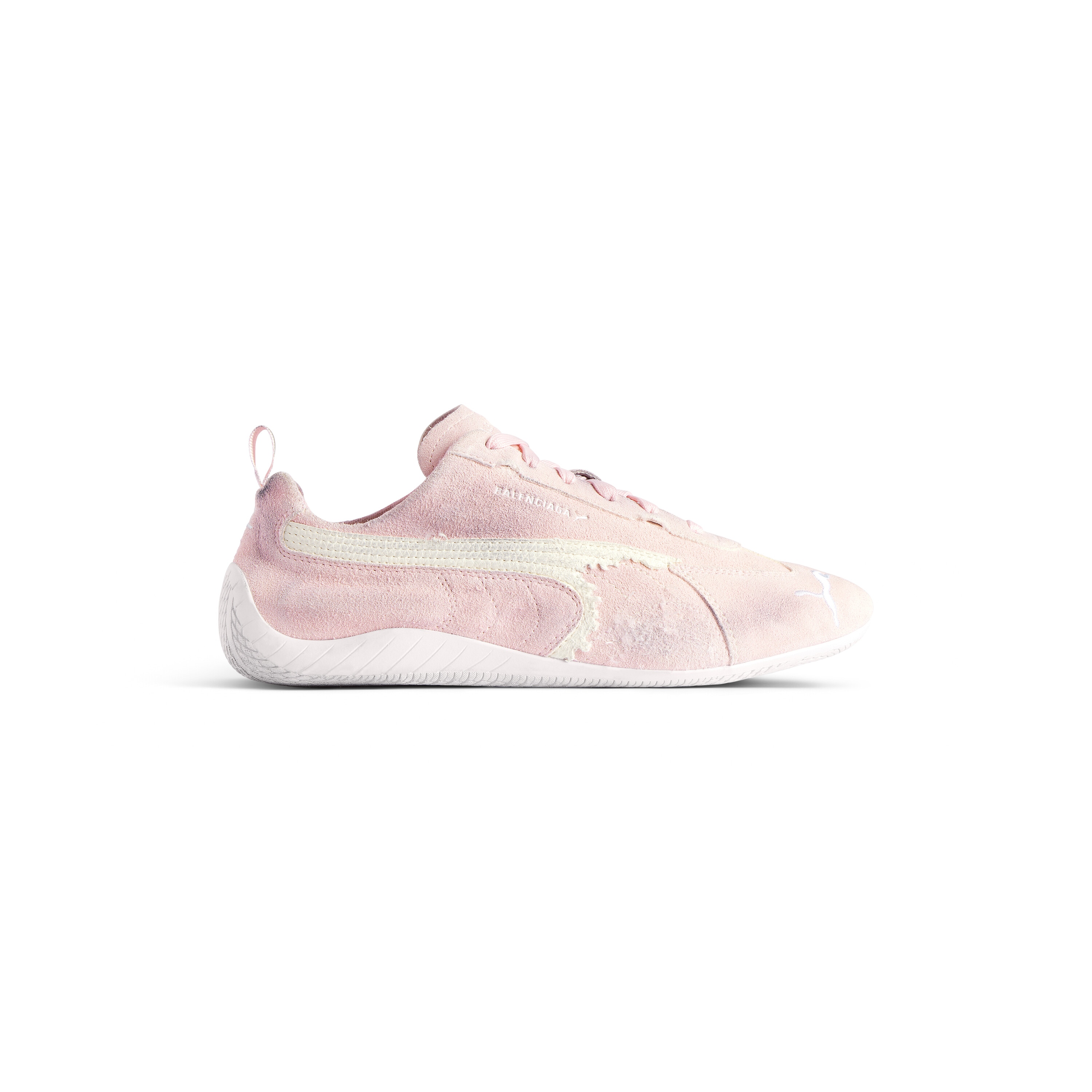Speedcat Suede Balenciaga in Pink/white