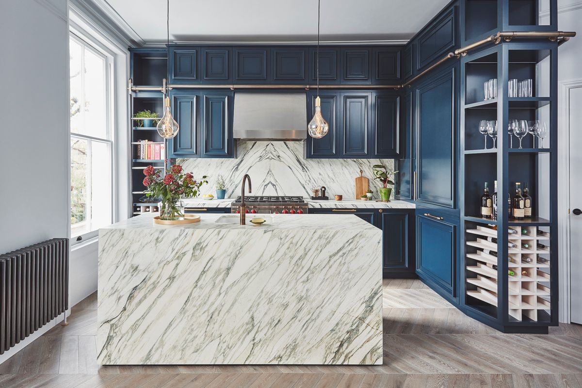 small kitchen island with seating