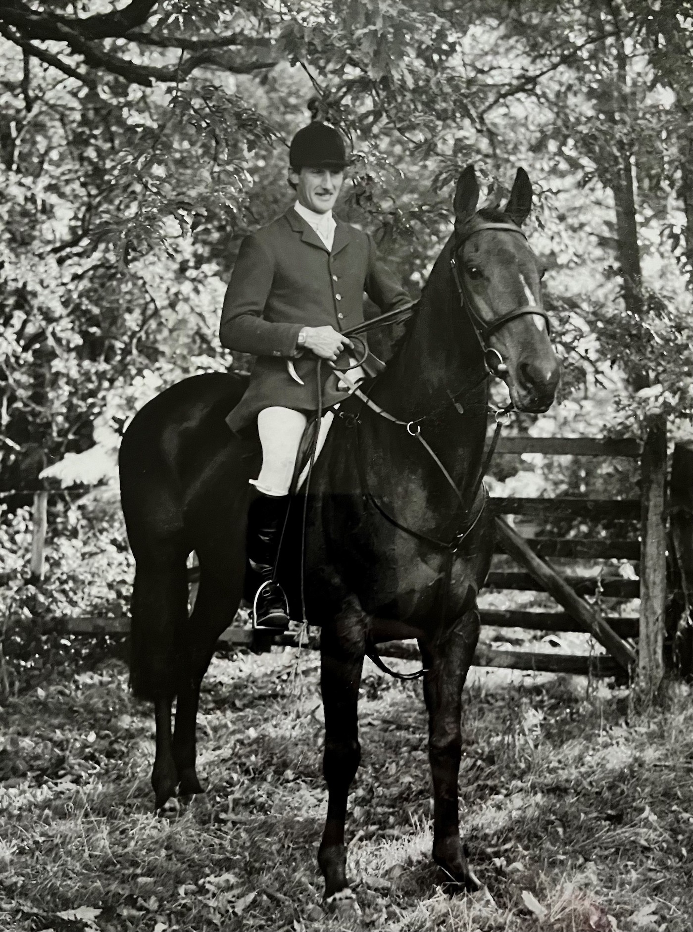 Kit Dwerryhouse pictured on a hunter