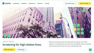 Certn website screenshot
