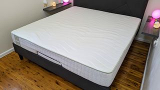 Wide angle of Koala SE mattress showing it on a bed in a bedroom